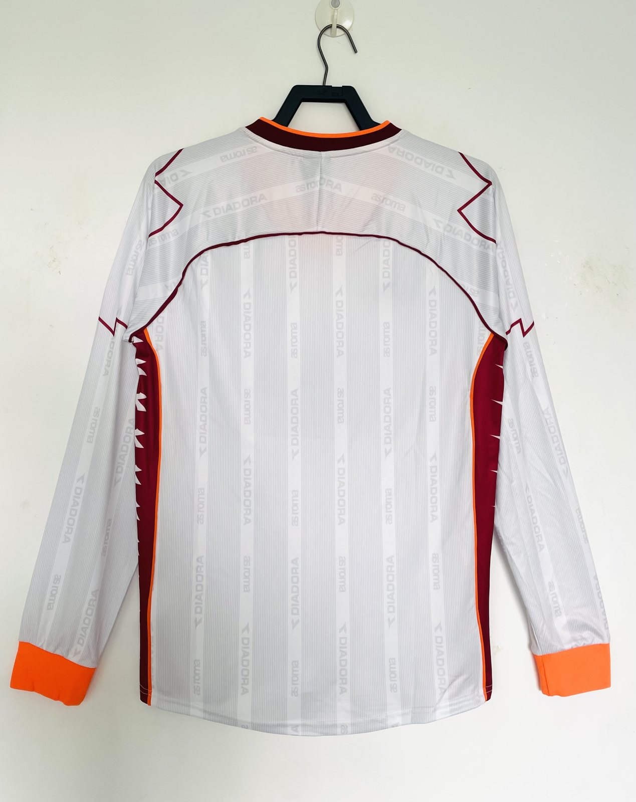 1999-00 Roma Away Retro Long-Sleeve Jersey