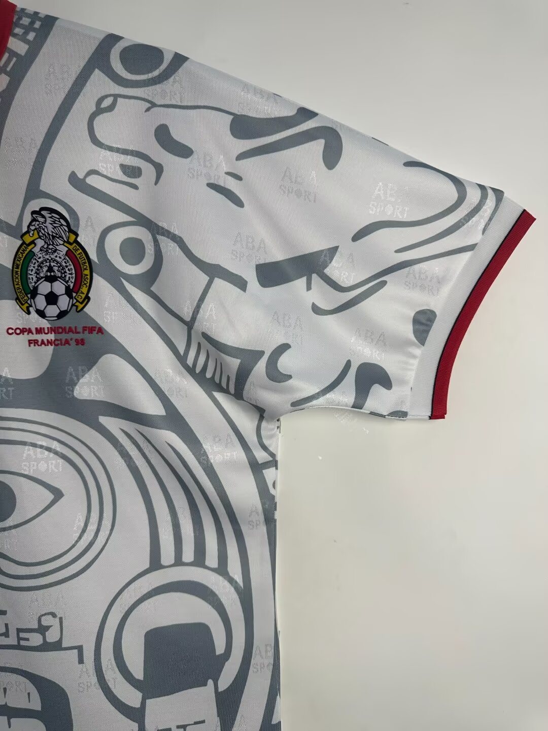 1998 Mexico Away Jacquard Retro Jersey