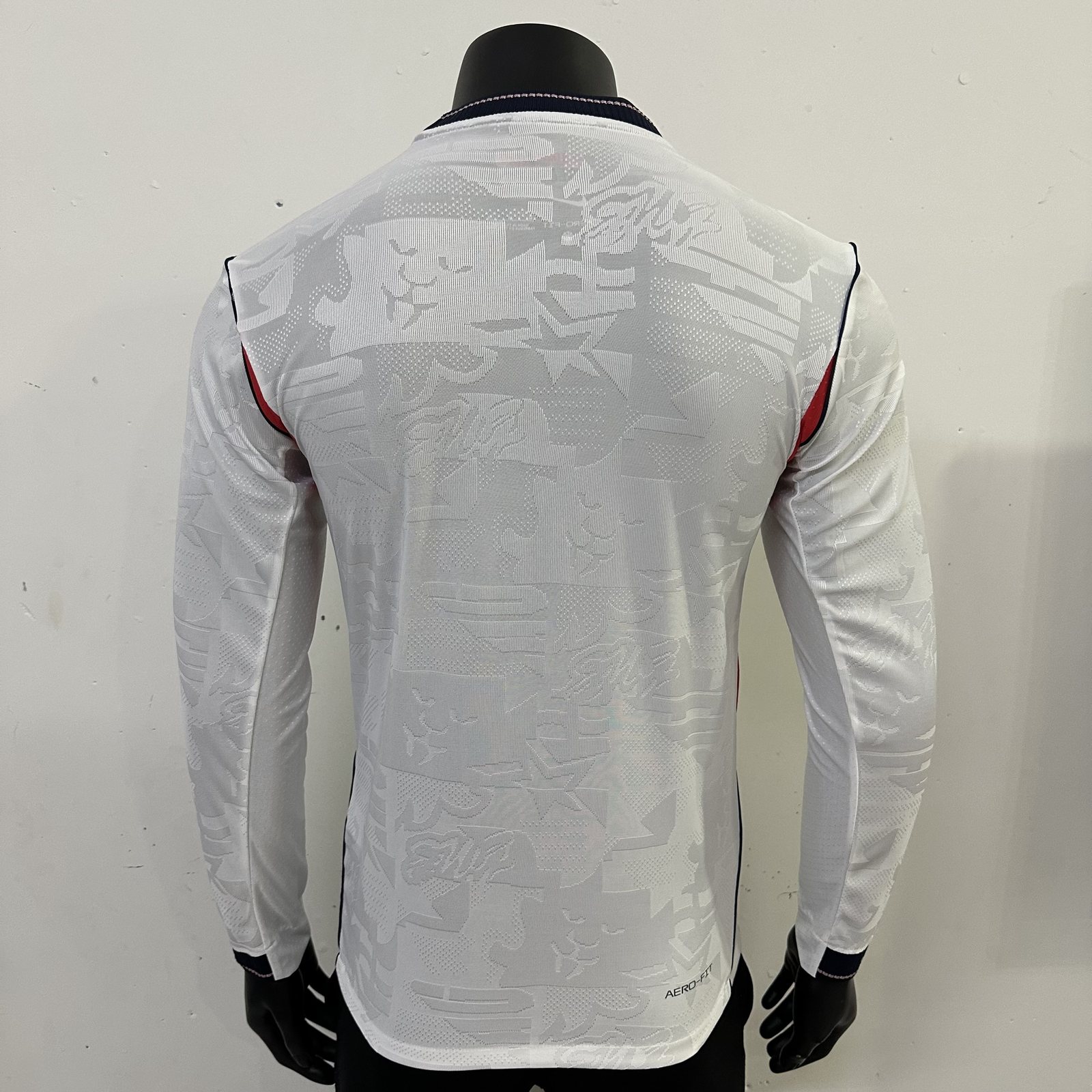 2026-27 England Home Long-Sleeve Jersey - Player Edition