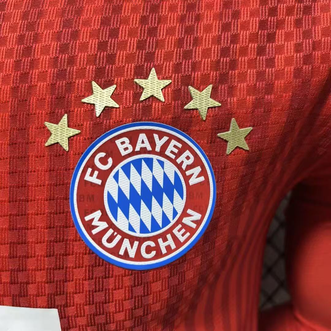 2026-27 Bayern Munich Home Long Sleeve Jersey - Player Edition