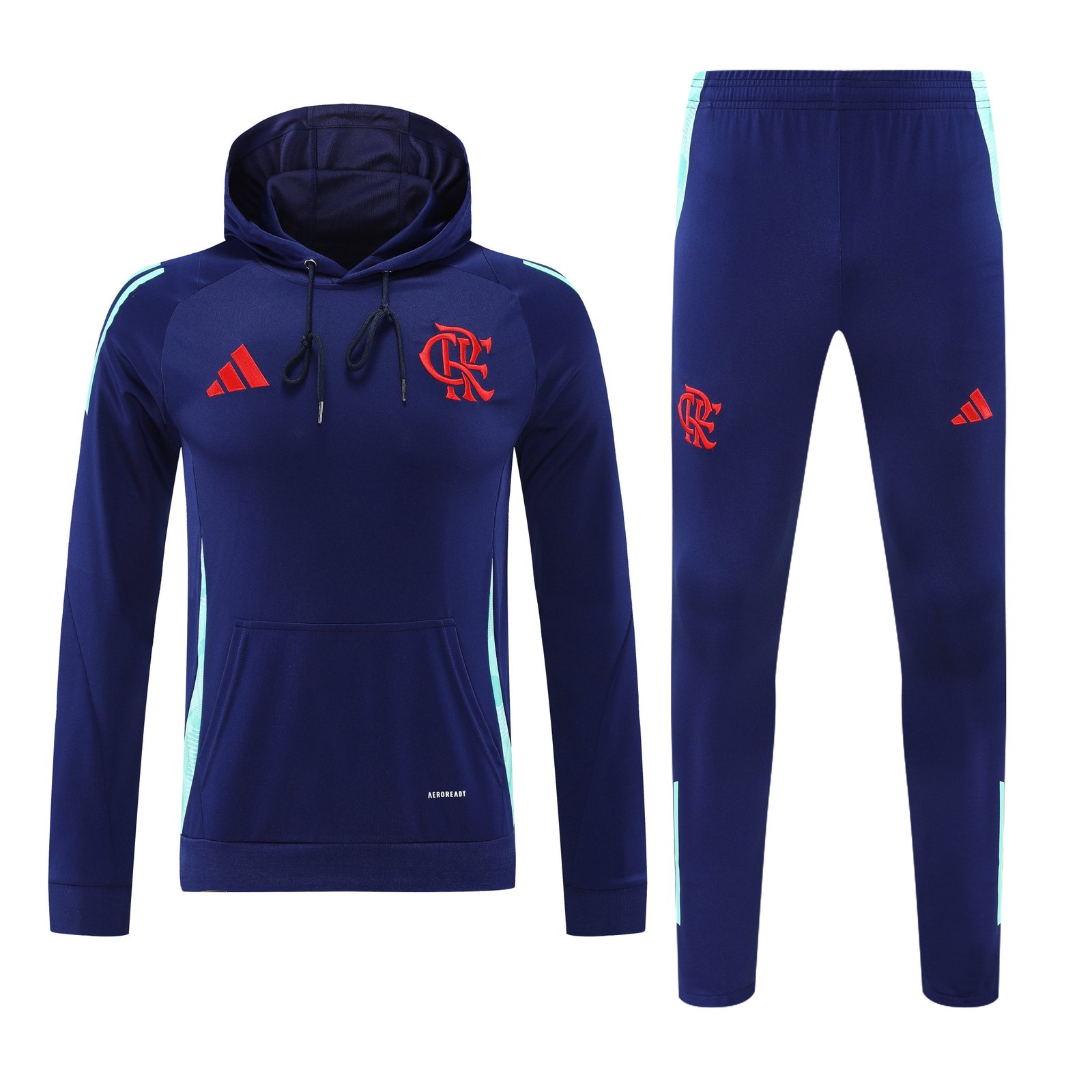2025-26 Flamengo Hooded Long-Sleeve Training Jersey
