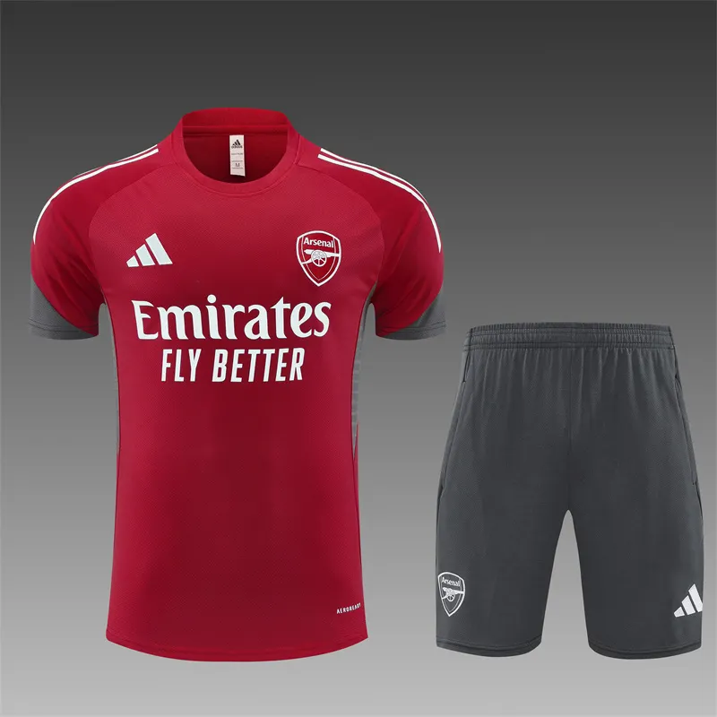 2025-26 Arsenal Red Short-Sleeve Training Jersey