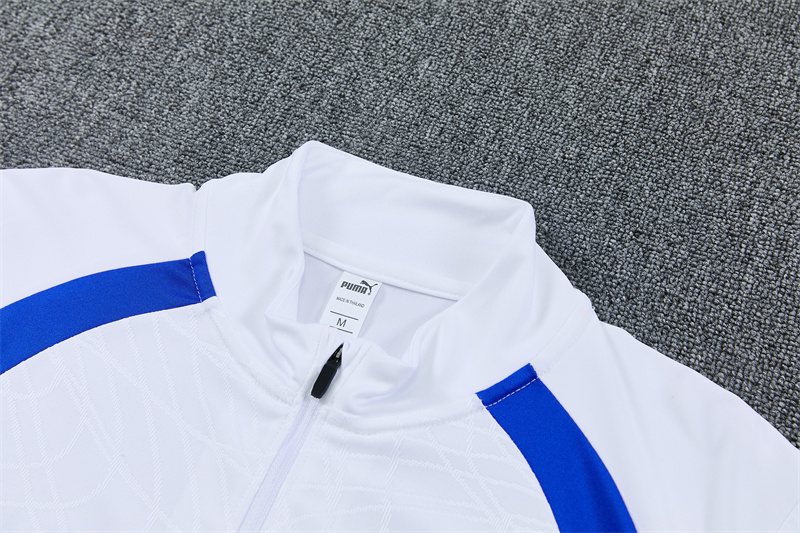 2026-27 Marseille white half-zip training jersey