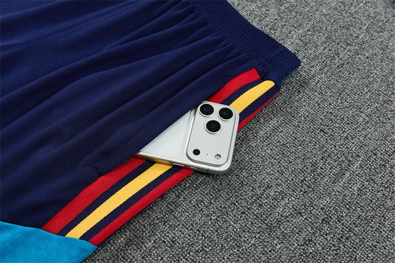2026-27 Spain Royal Blue Short-Sleeve Training Jersey