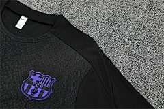 2025-26 Barcelona Black Joint Short Sleeve Training Jersey