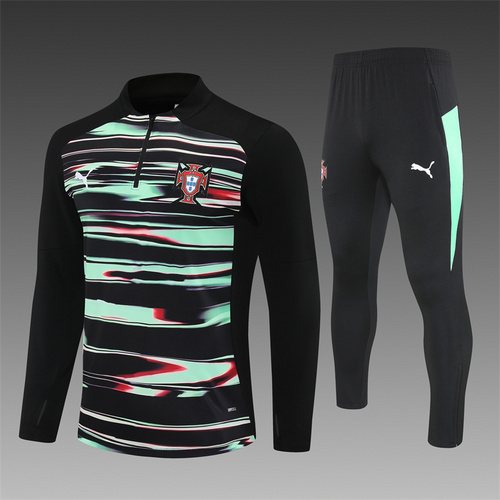 2025-26 Portugal camouflage half-pull training jersey