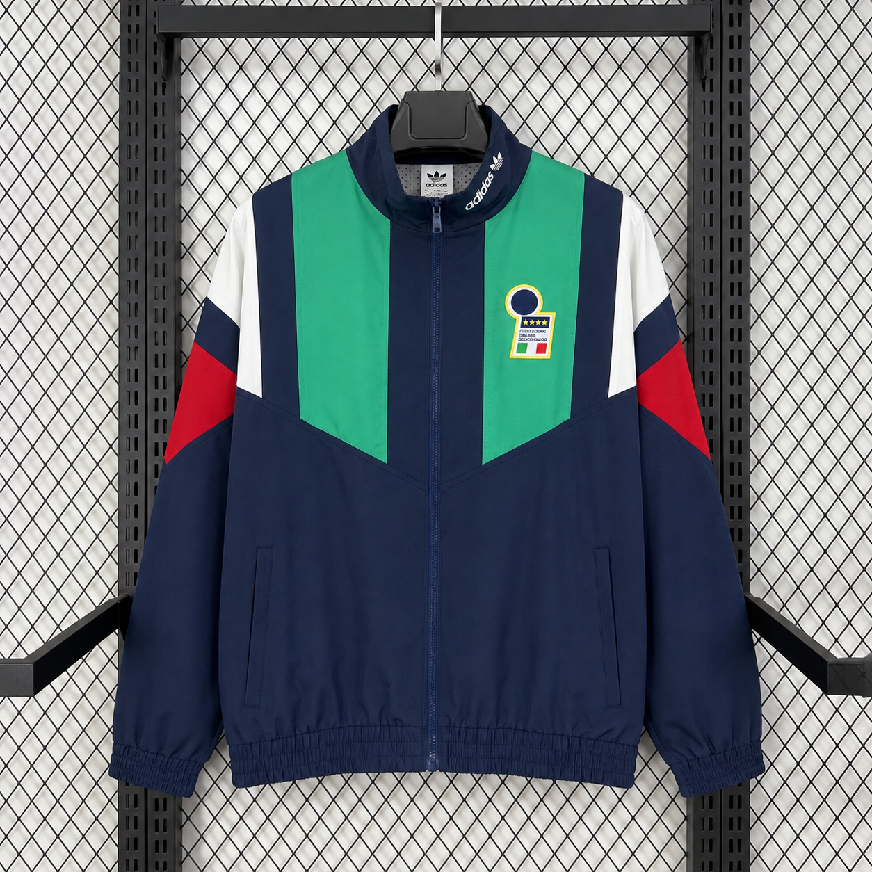 2026-27 Italy Royal Blue Waterproof Training Windbreaker