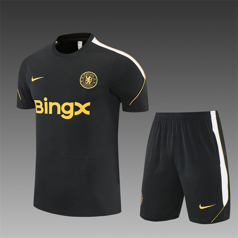 2026-27 Chelsea Black Short-Sleeve Training Jersey