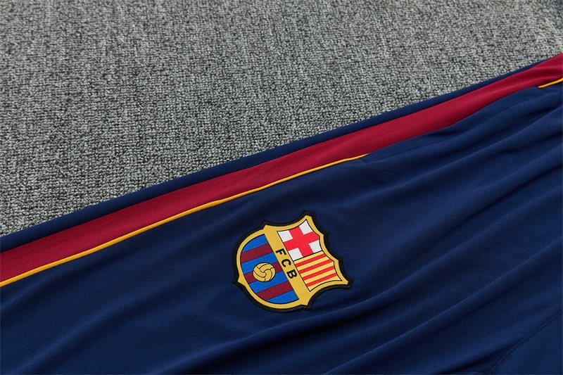 2026-27 Barcelona Red &amp; Blue Half-Zip Training Jersey
