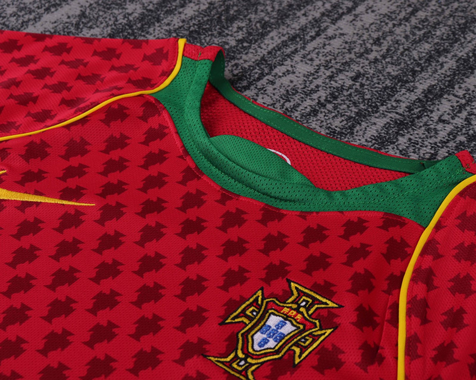 2004 Portugal Home Retro Jersey – Kids