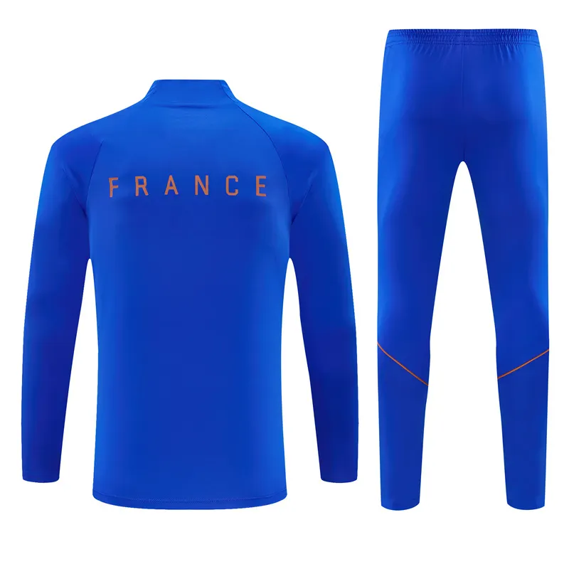 2026-27 France Blue Half-Zip Training Jersey
