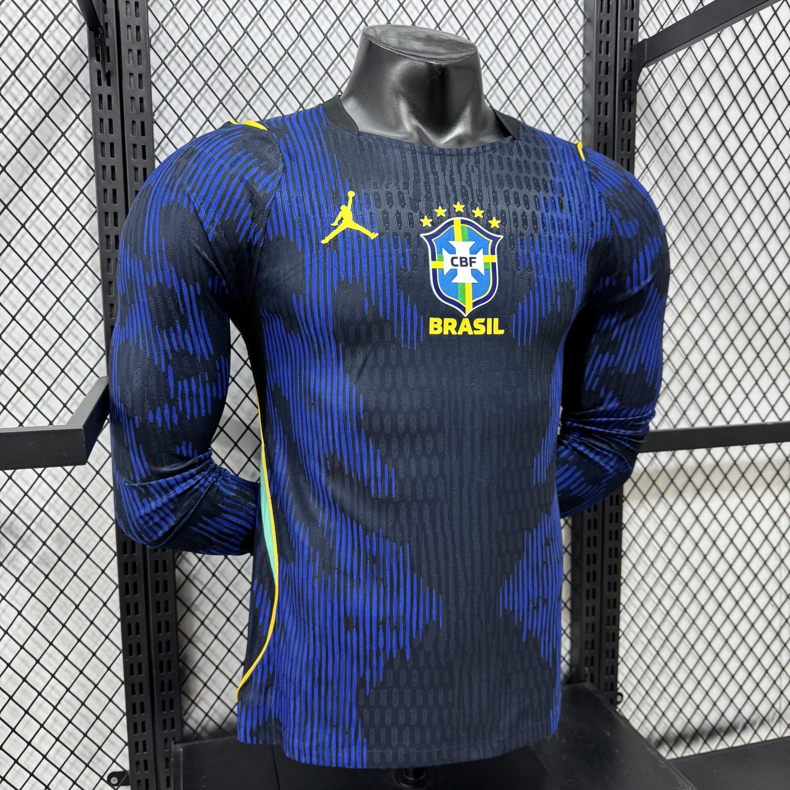 2026-27 Brazil Away Long-Sleeve Jersey - Player Version