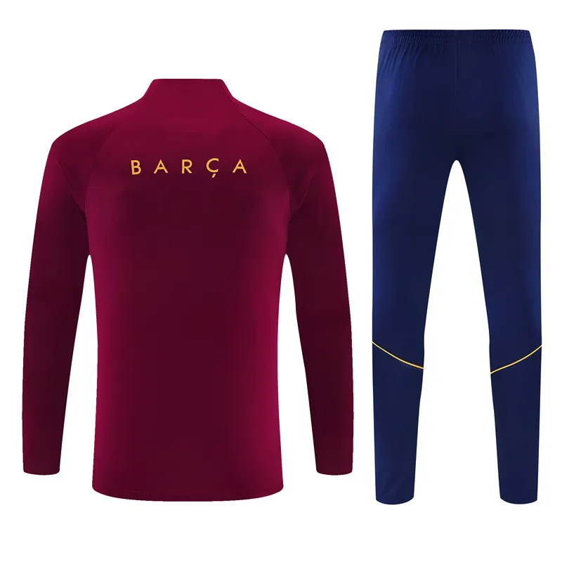 2026-27 Barcelona Red Half-Zip Training Jersey