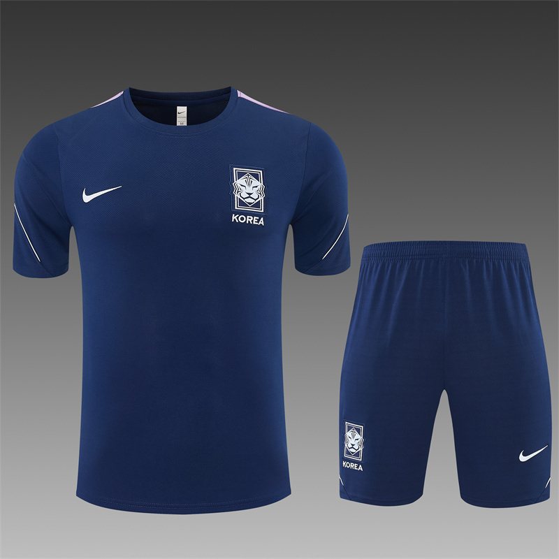 2026-27 South Korea Royal Blue Short-Sleeve Training Jersey