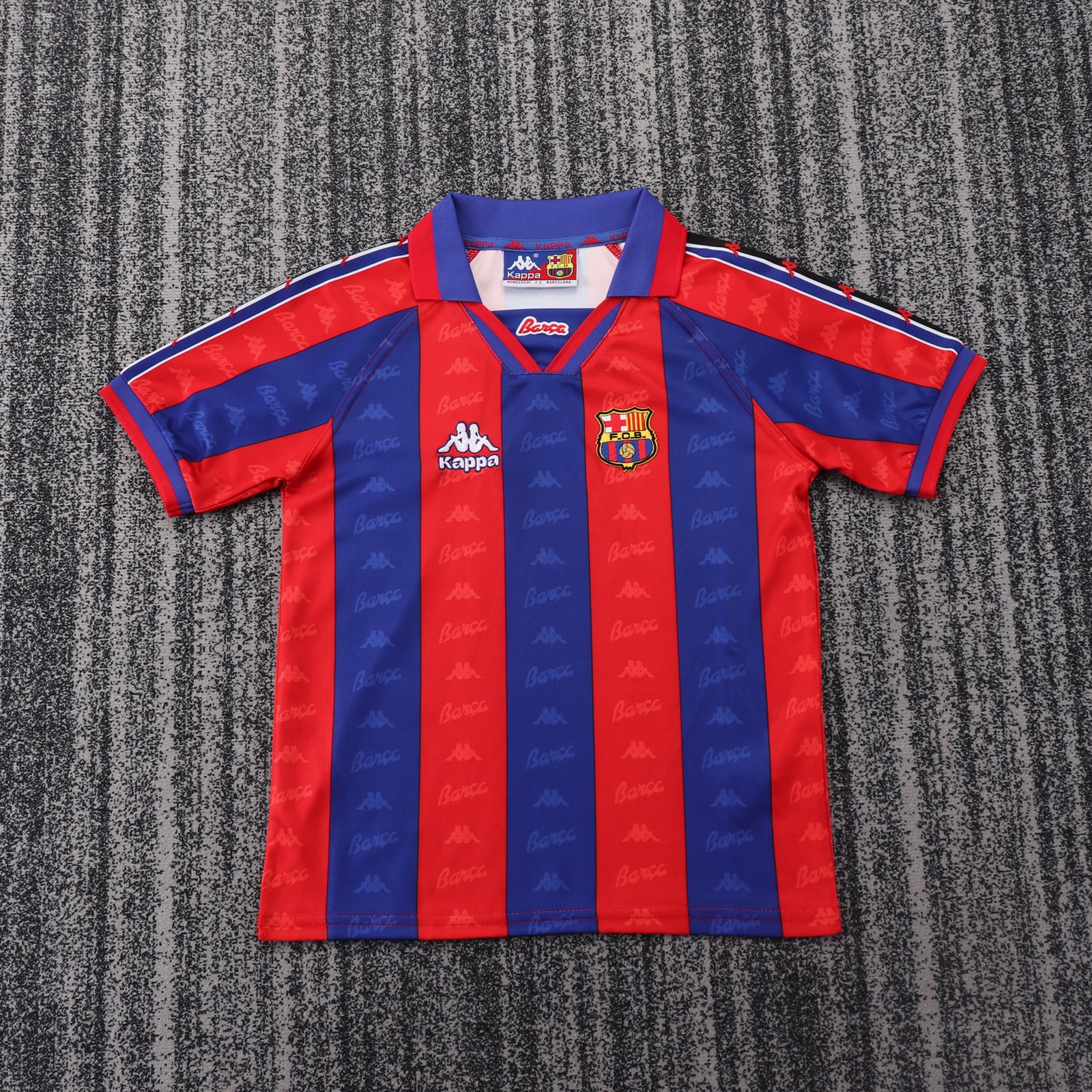 1996-97 Barcelona Home Retro Shirt - Kids Sizes