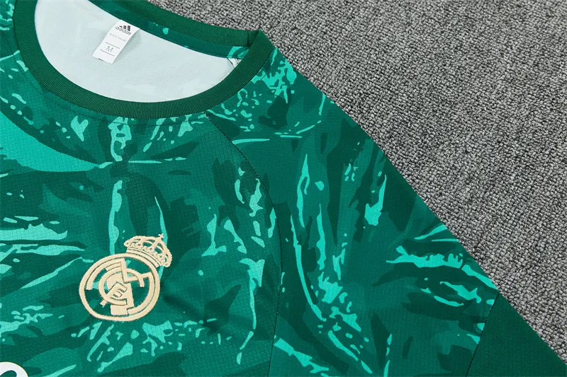 2026-27 Real Madrid Green Short-Sleeve Training Jersey