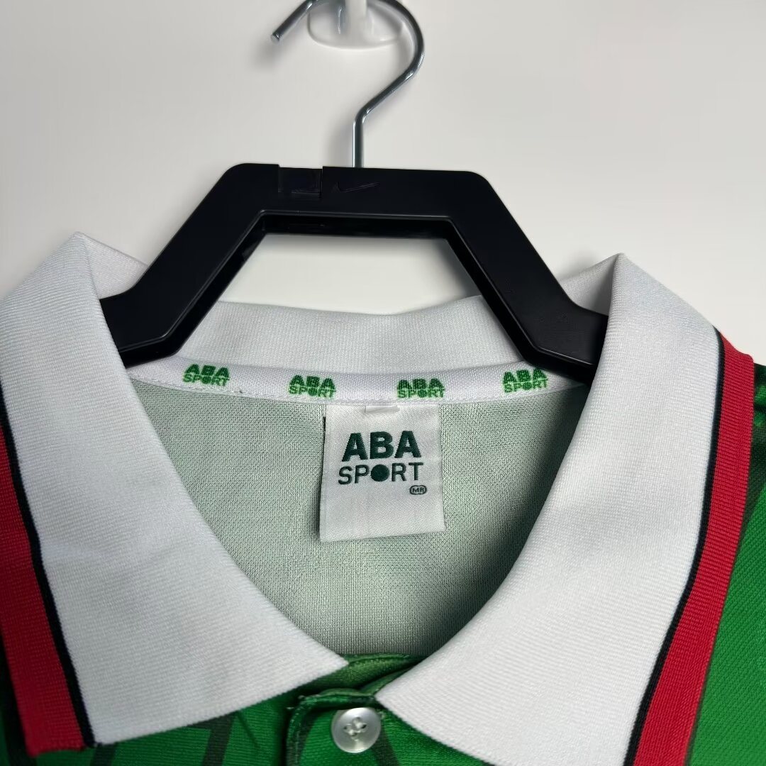 1998 Mexico Home Jacquard Retro Jersey