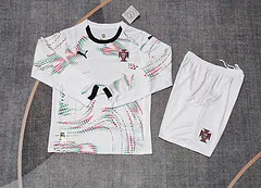 2025-26 Portugal Away Long Sleeve Shirt - Kids