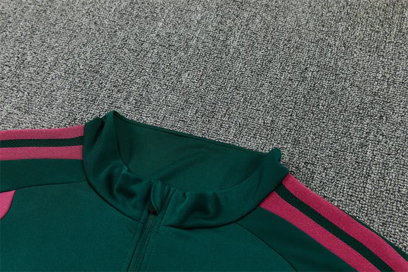 2026-27 Real Madrid Dark Green Half-Zip Training Jersey