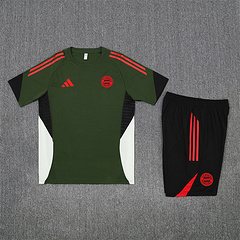 2025-26 Bayern Munich Green Short Sleeve Training Jersey