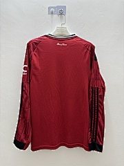 2025-26 Manchester United home long-sleeved jersey.