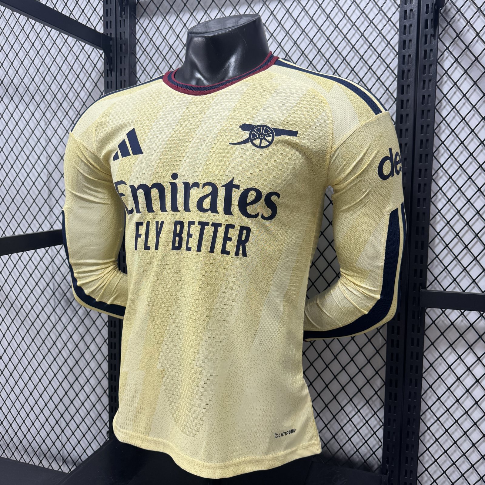 2026-27 Arsenal Second Away Long-Sleeve Kit - Player Version