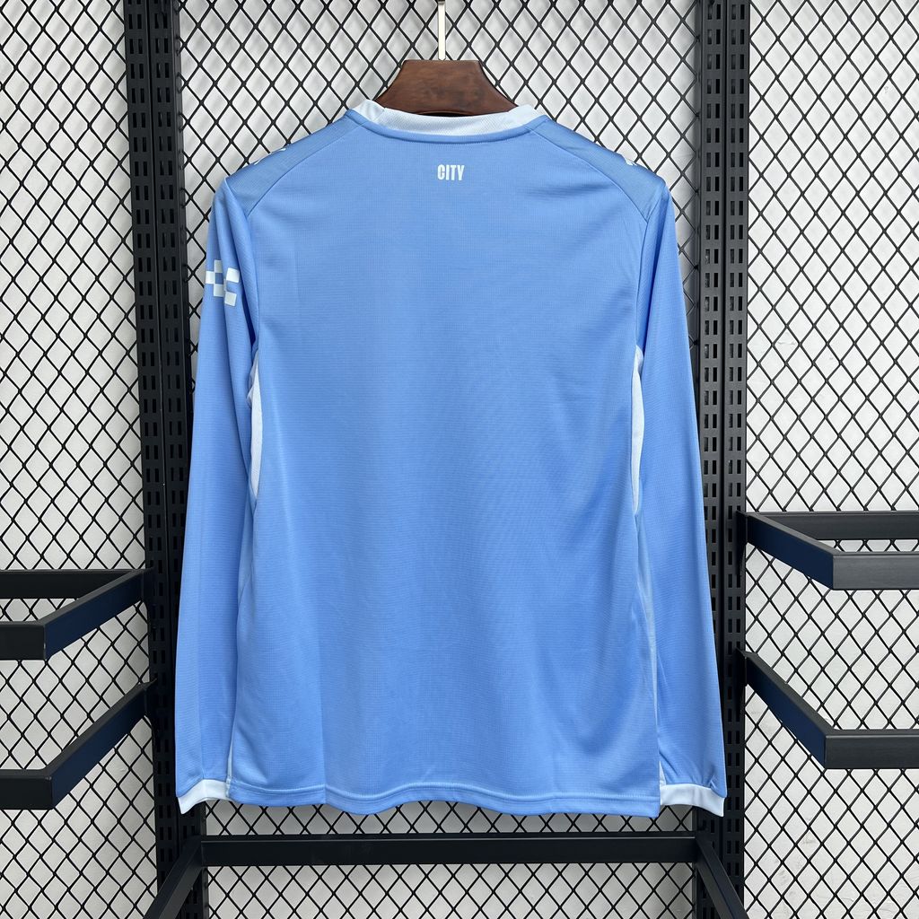 2026-27 Manchester City Home Long-Sleeve Kit – Fan Edition