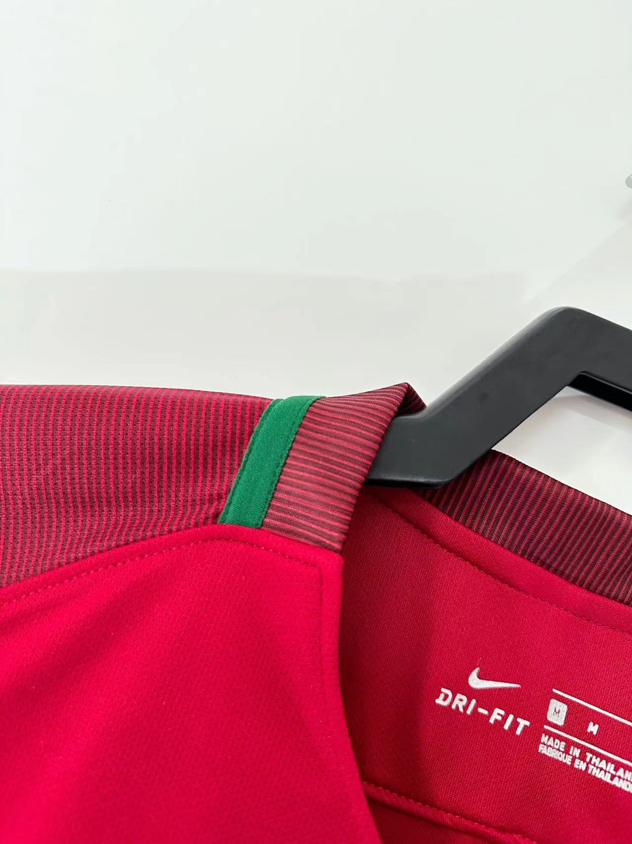 2016 Portugal Home Long Sleeve Retro Jersey