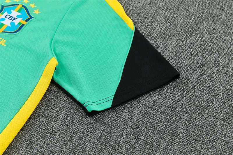 2026-27 Brazil Jordan Light Green Short-Sleeve Training Jersey