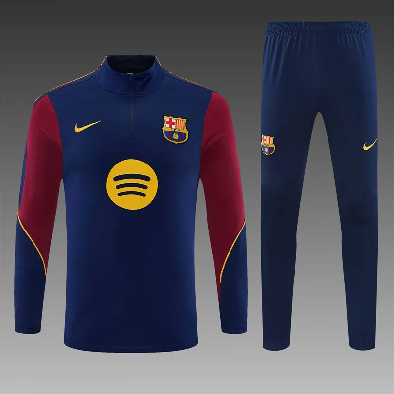 2026-27 Barcelona Royal Blue Half-Zip Training Jersey