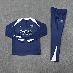 2025-26 Paris Saint-Germain Royal Blue Half-Dress Training Jersey