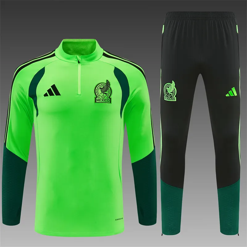 2026-27 Mexico Green Half-Zip Training Jersey