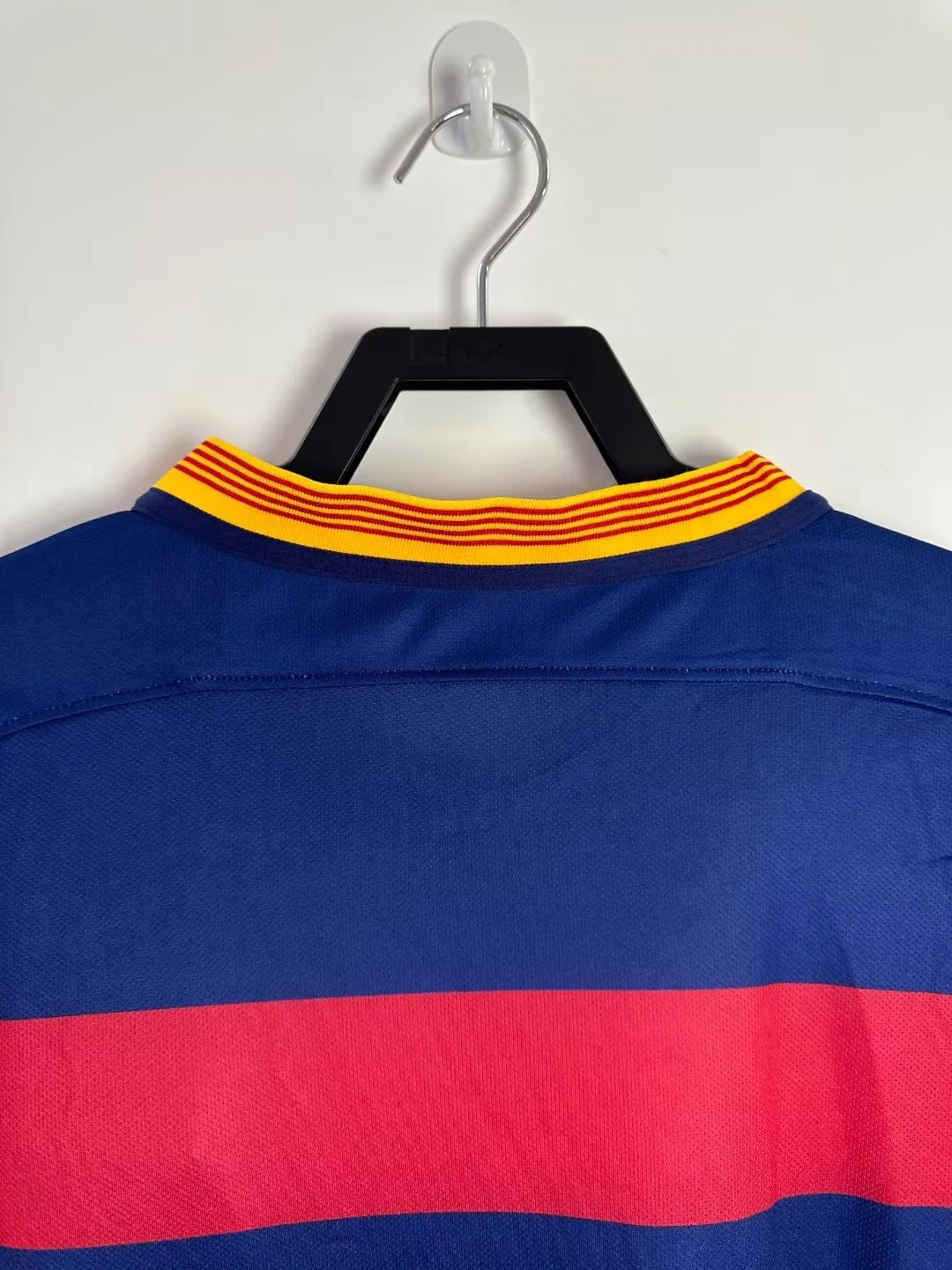 2015-16 Barcelona Home Long Sleeve Retro Jersey