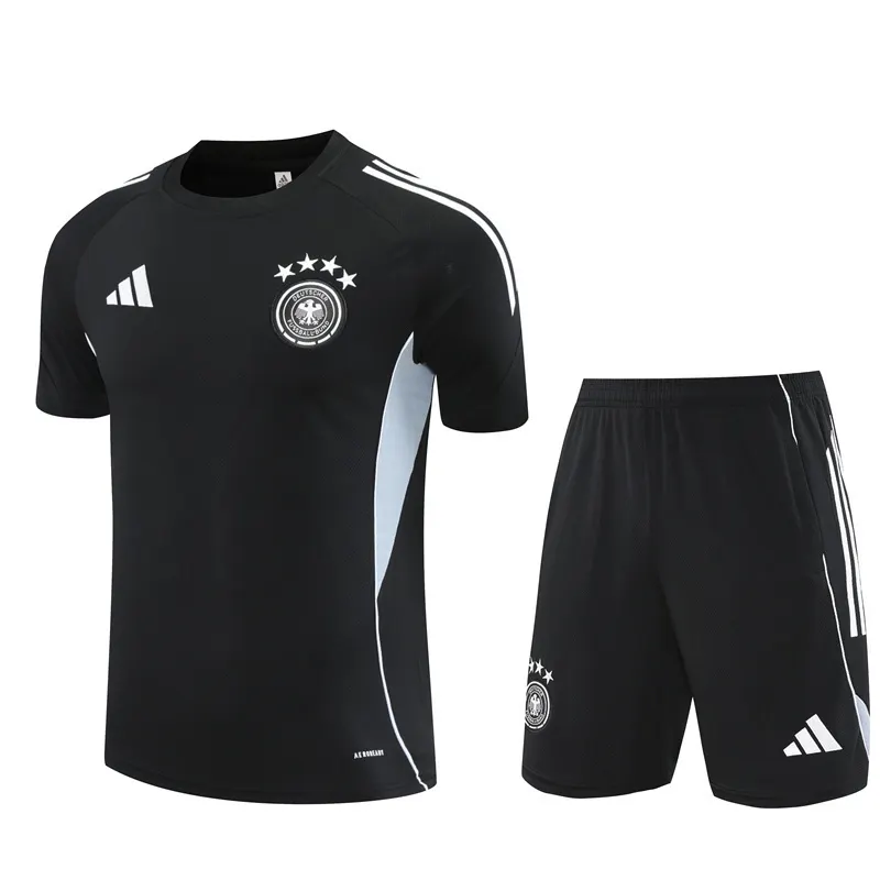 2025-26 Germany Black Short-Sleeve Training Jersey