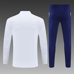 2025-26 Portugal White Half-Pull Training Jersey