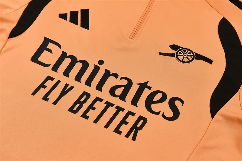 2026-27 Arsenal Orange Half-Zip Training Jersey