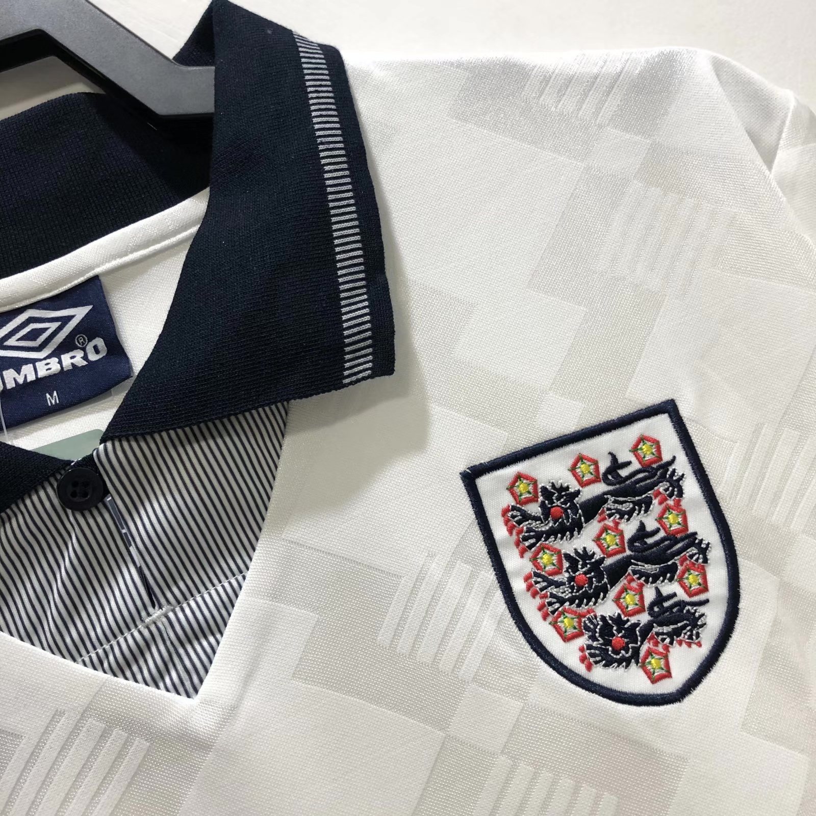 1990 England Home Retro Jersey