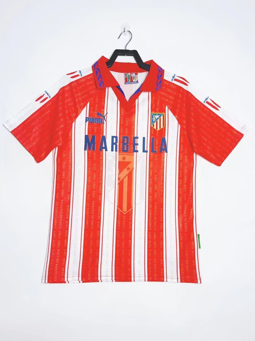 1995-96 Atletico Madrid Home Retro Jersey