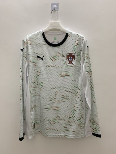 2025-26 Portugal Away Long Sleeve Jersey - Fan Edition