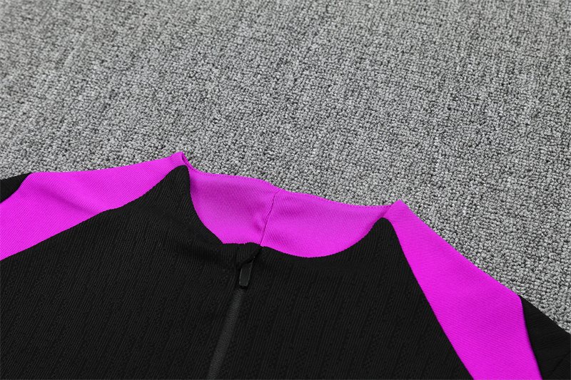2025-26 England Black Half-Zip Training Jersey