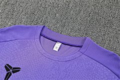 2025-26 Barcelona Purple Collaboration Short Sleeve Training Jersey