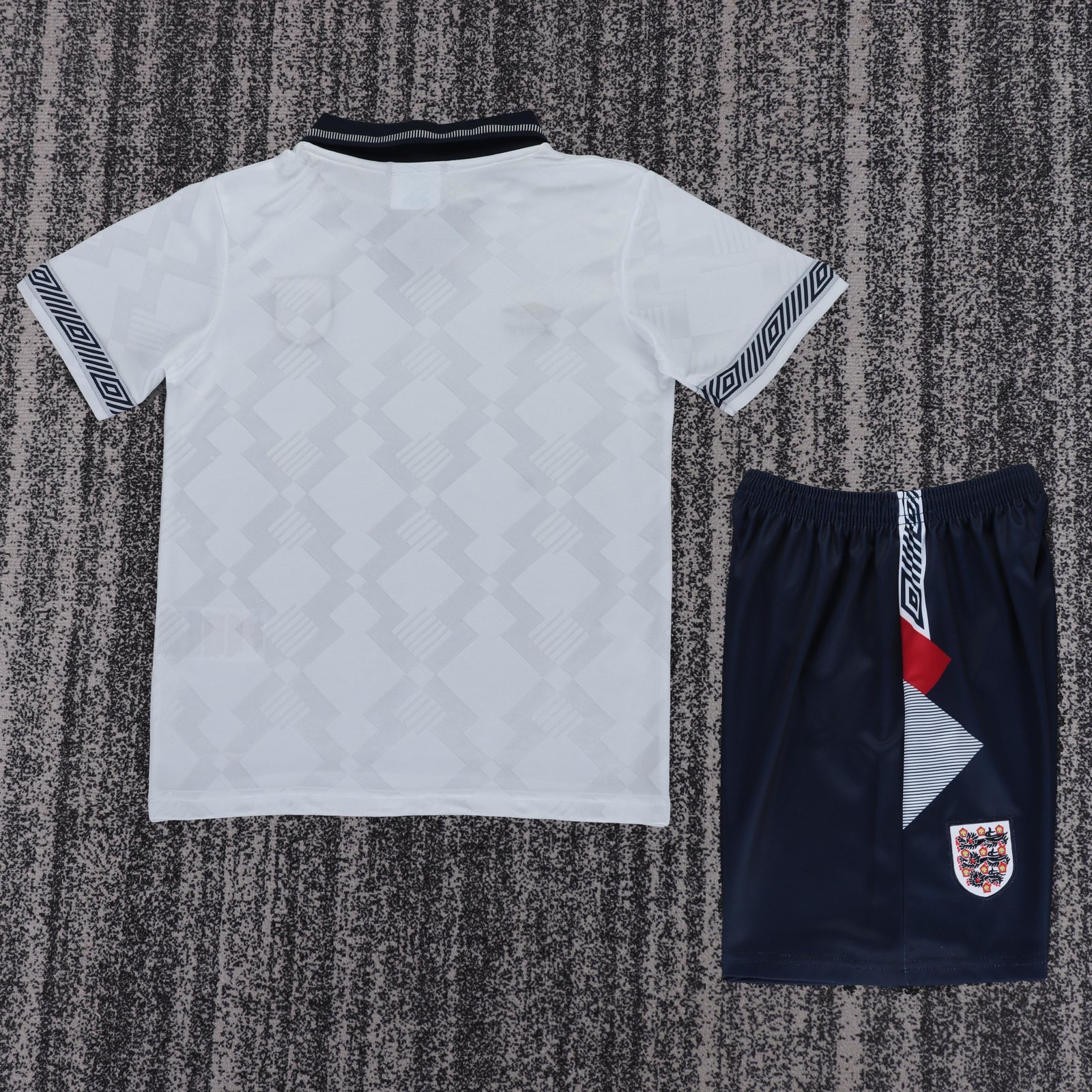 1990 England Home Retro Shirt – Kids'