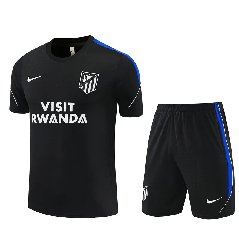 2026-27 Atlético Madrid Black Short-Sleeve Training Jersey