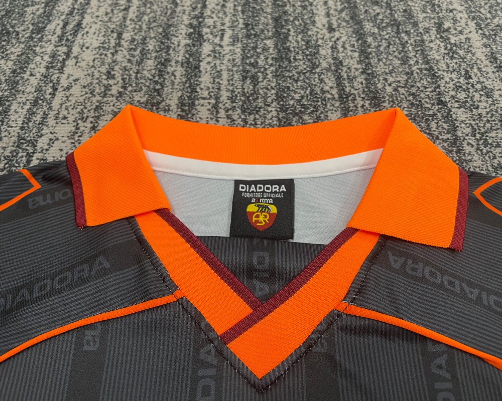 1999-00 Roma Away Retro Shirt - Kids