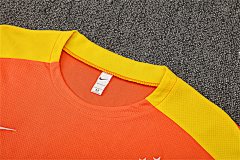 2025-26 Brazil Orange Short Sleeve Training Jersey