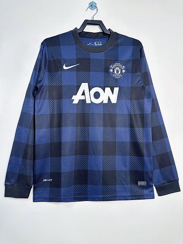 2013-14 Manchester United Away Long Sleeve Retro Shirt