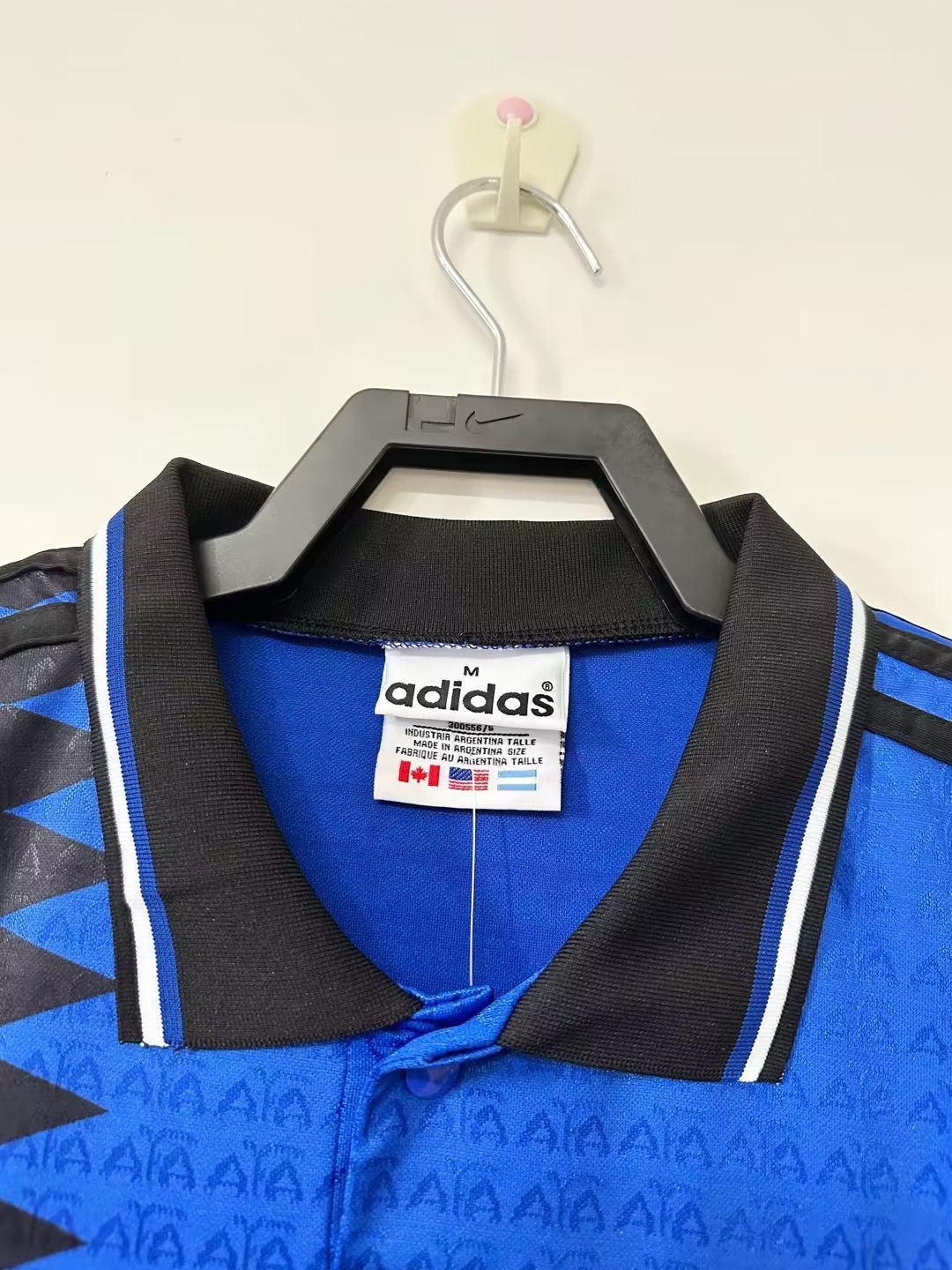 1994 Argentina Away Jacquard Retro Jersey