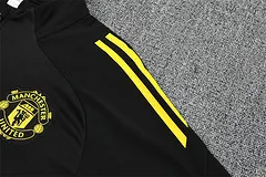 2025-26 Manchester United Black Half-Raised Training Jersey