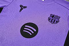 2025-26 Barcelona Purple Collaboration Short Sleeve Training Jersey