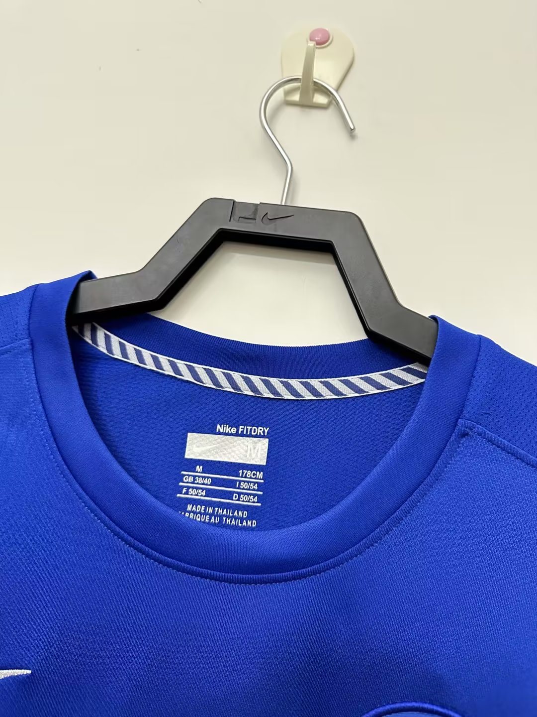 2008-09 Manchester United second away blue long-sleeved retro jersey
